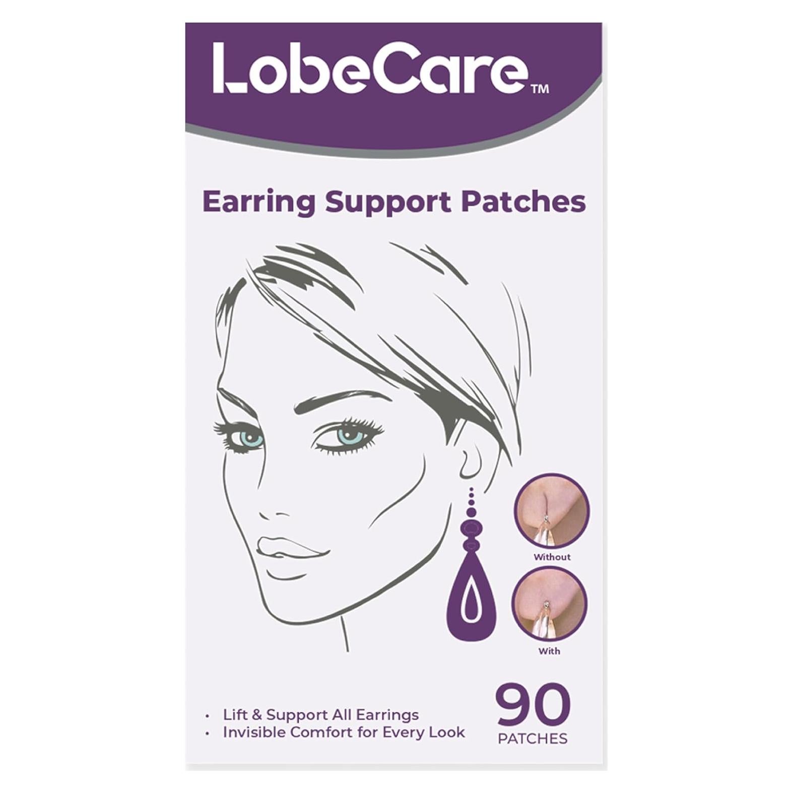 Parches de Soporte LobeCare para Lóbulo de Oreja - 90 Piezas