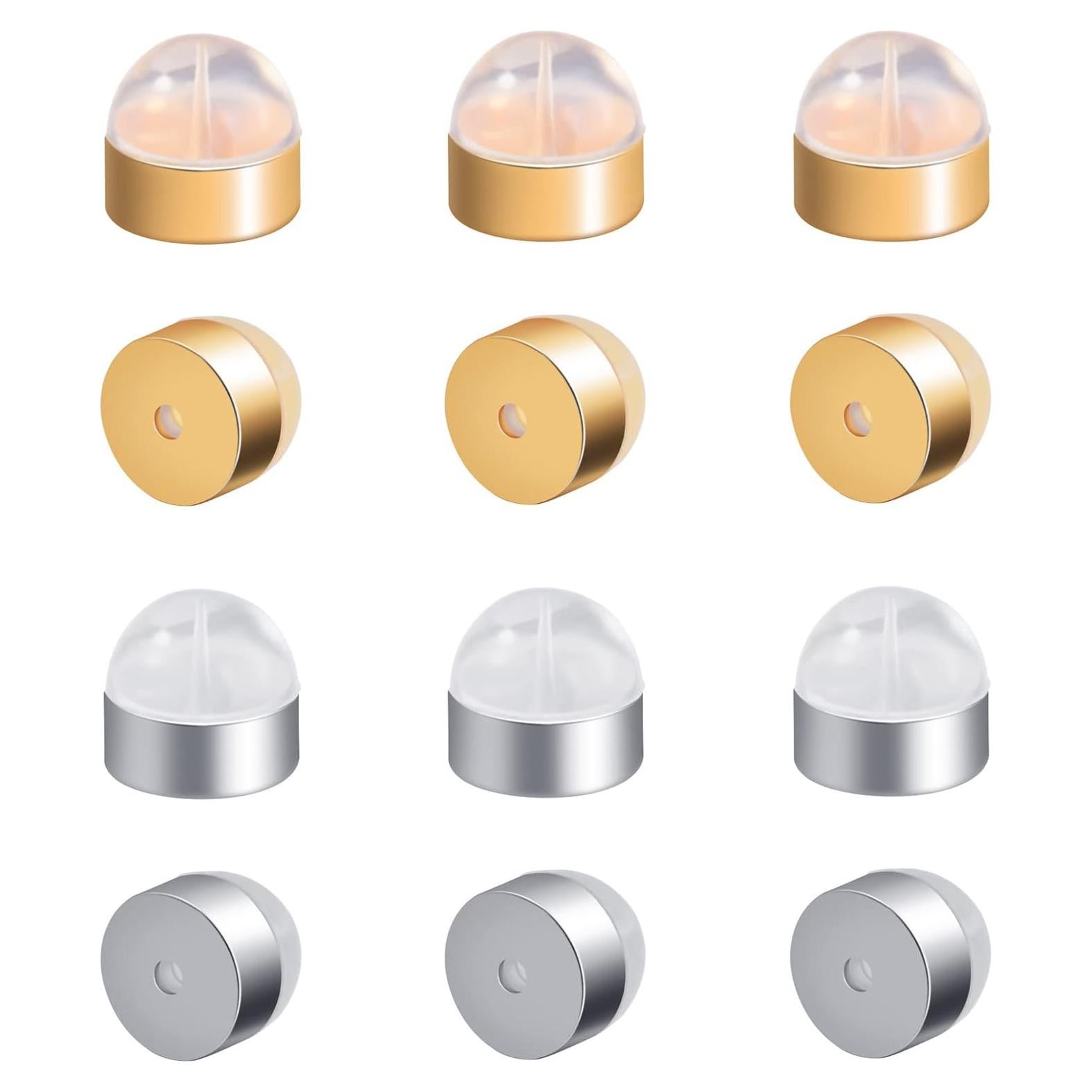 Respaldo de Aretes de Silicona Hipoalergénico LOADR - 6 Pares