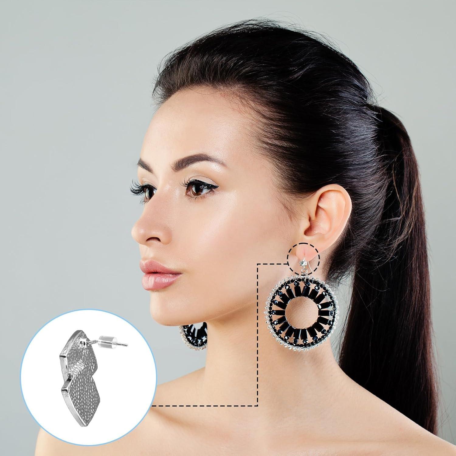 500 Tapones de Silicona Transparentes Hipoalergénicos 3x3.5mm