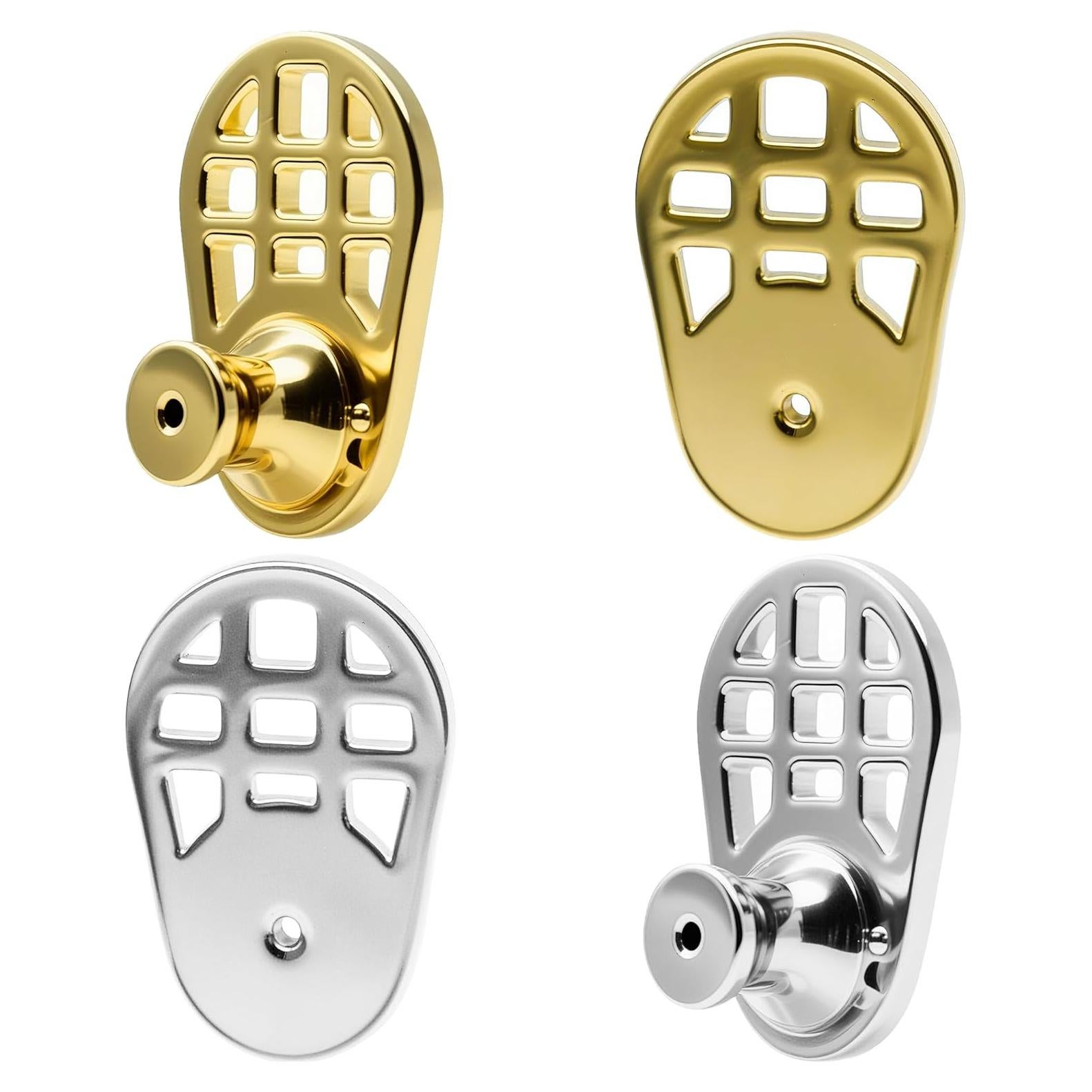 Respaldo de Pendientes Aeloer 4 Pcs Oro Plata Malla Hipoalergénico