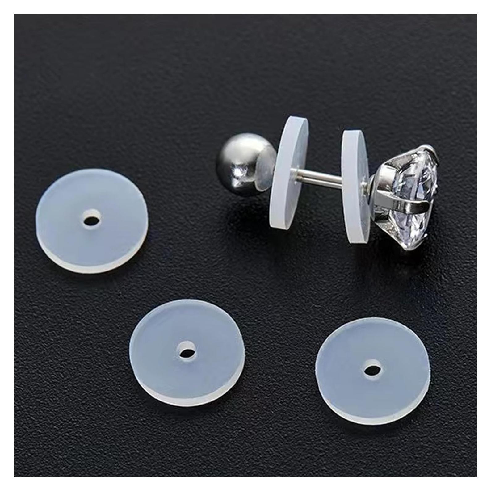 Discos de Silicona para Curación de Piercings Qualima 50 Pcs 7mm