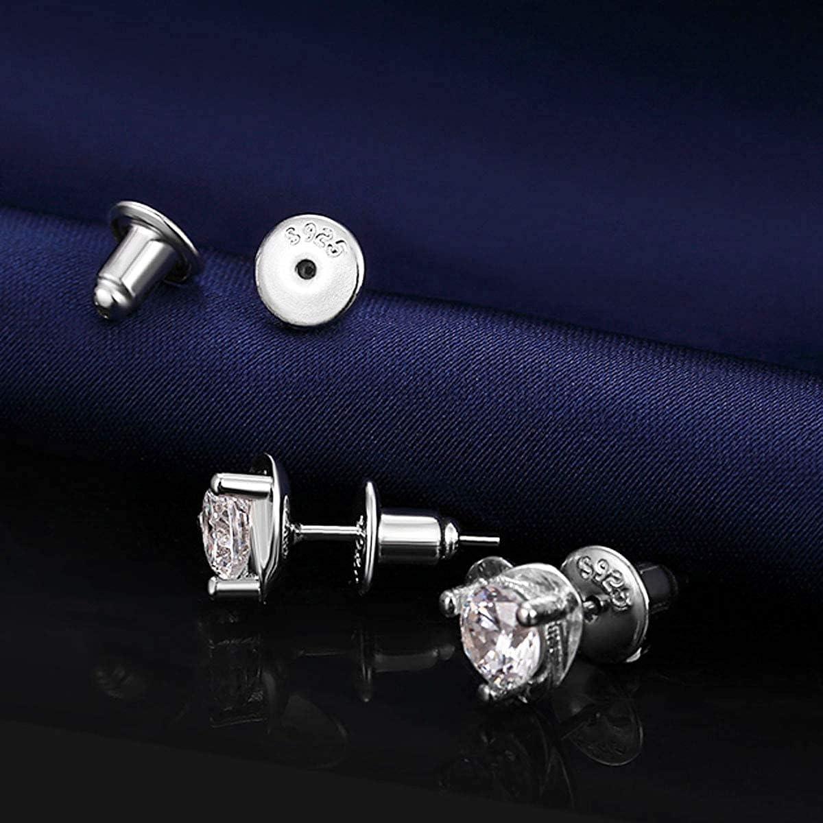 3 Pares de Respaldos de Aretes de Plata Esterlina Wanderbey