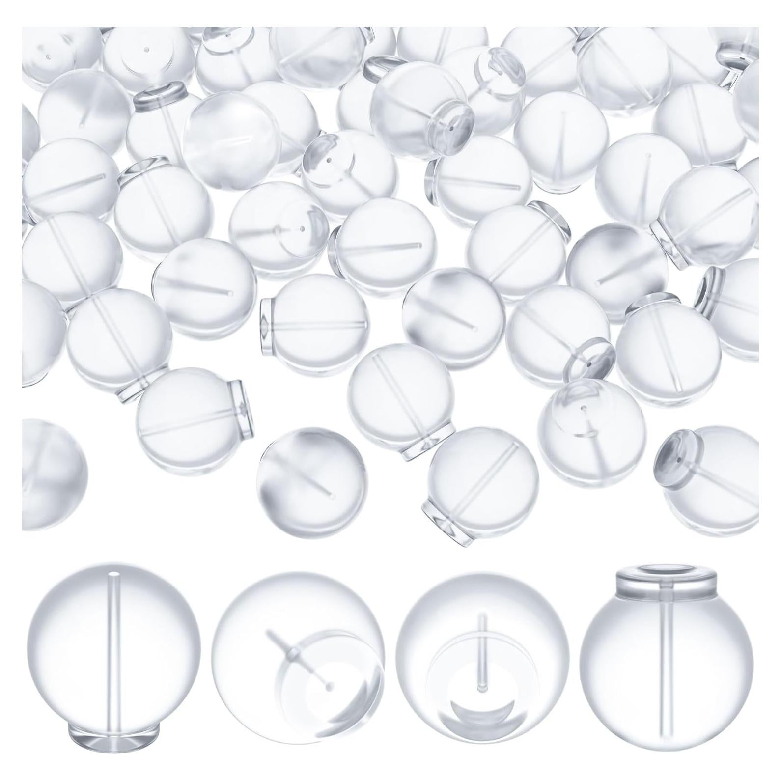 50 Copas de Seguridad Transparentes Alpinleux 6.7mm TPE