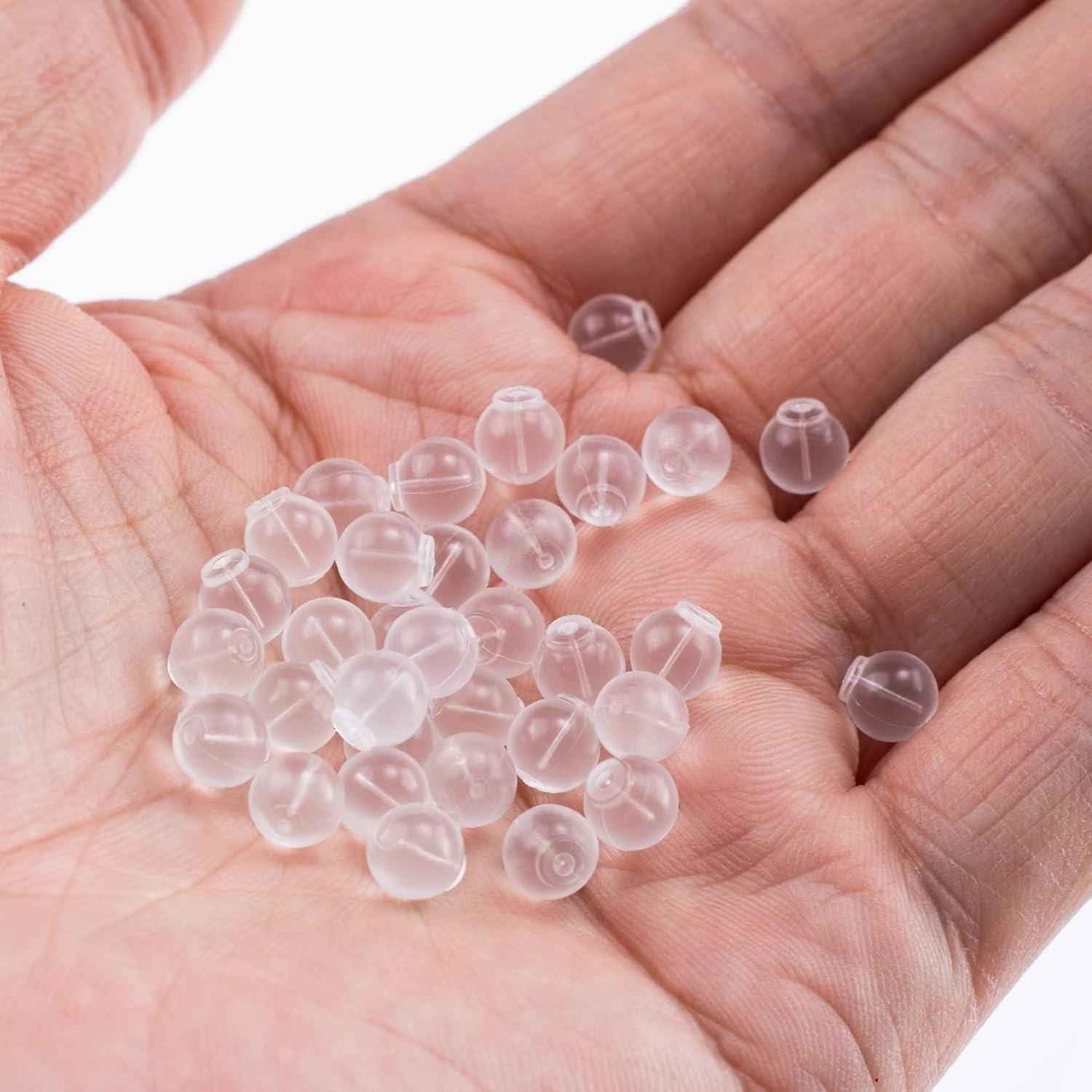 50 Copas de Seguridad Transparentes Alpinleux 6.7mm TPE