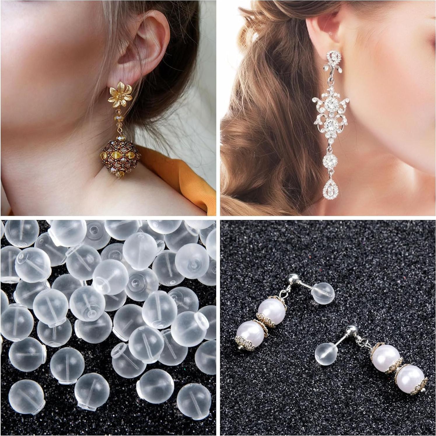 50 Copas de Seguridad Transparentes Alpinleux 6.7mm TPE