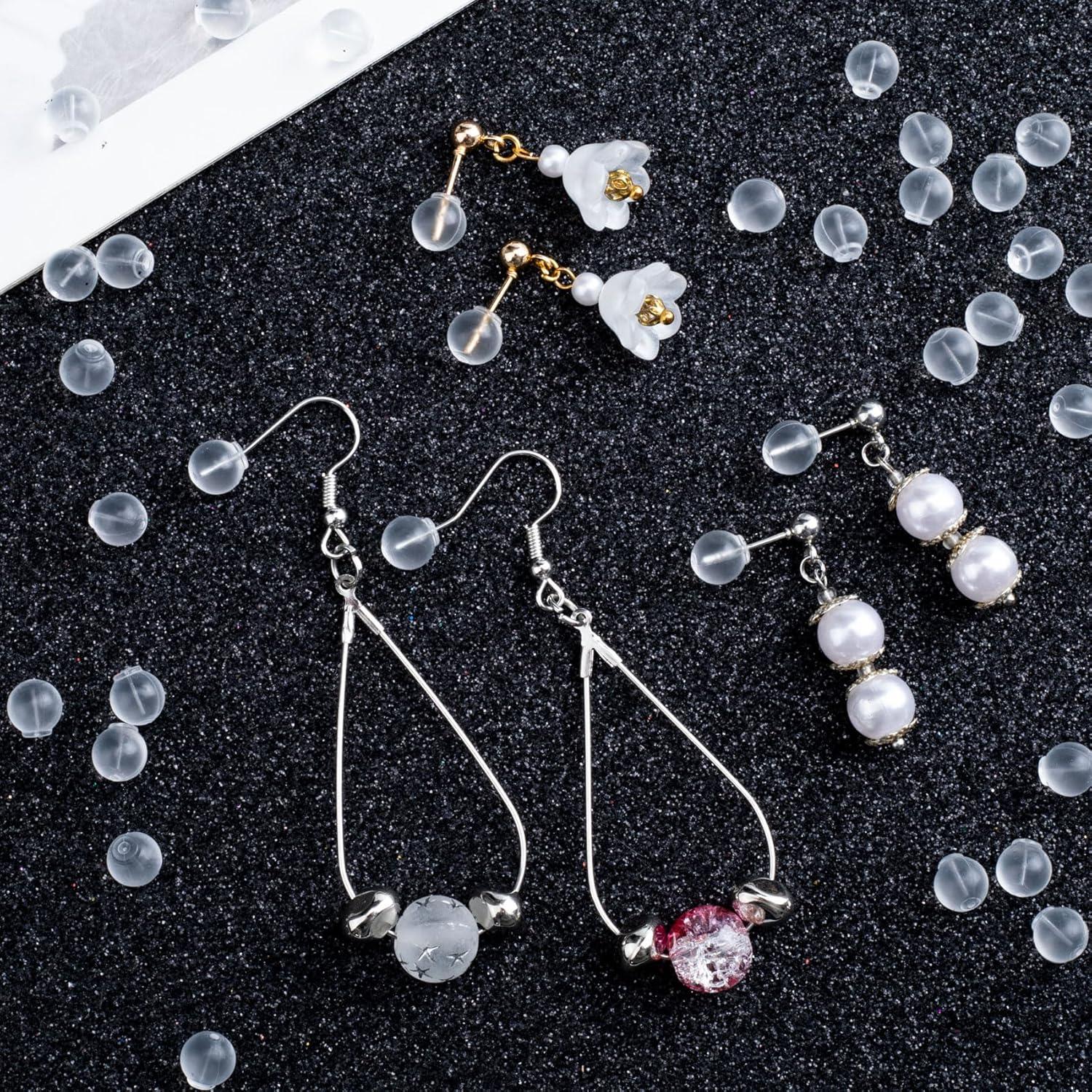 50 Copas de Seguridad Transparentes Alpinleux 6.7mm TPE