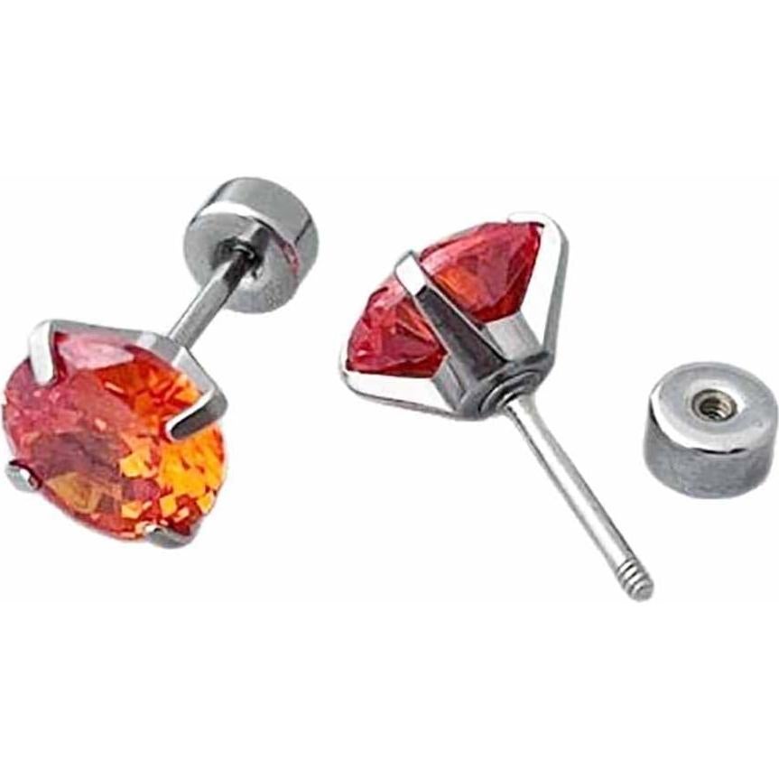 20 Soportes para Pendientes Redondos Ruiwaer Acero Inoxidable