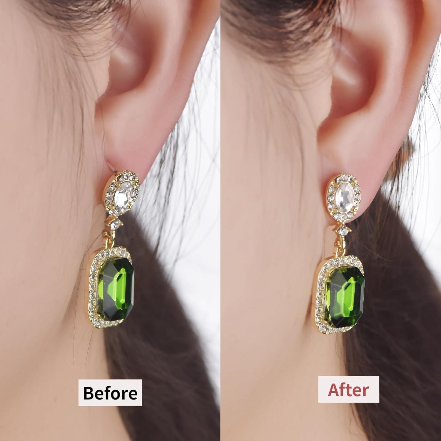 Resortes para Aretes EBFDOH Oro de 18K Hipoalergénicos 4 Piezas