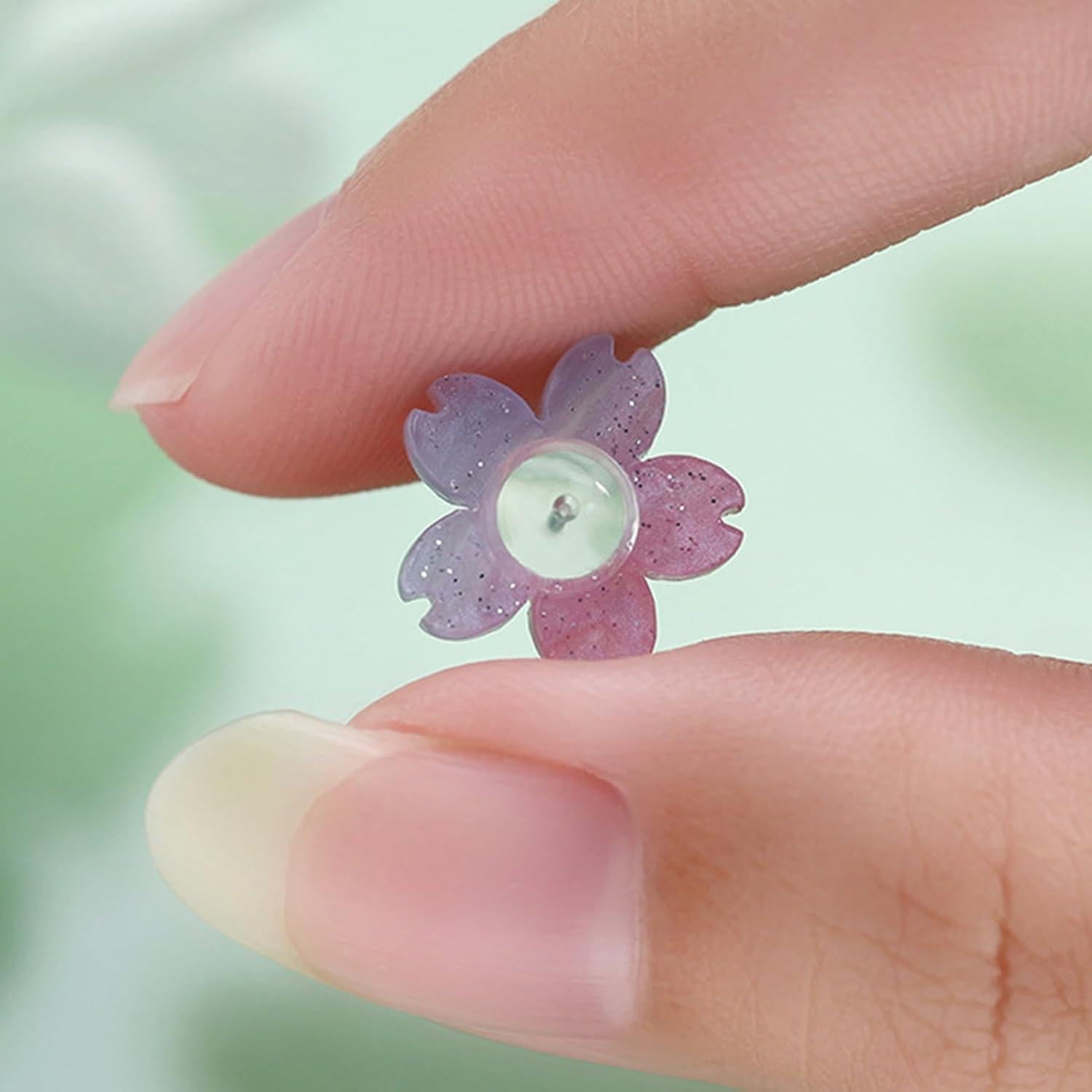 Soportes de lóbulos de oreja hipoalergénicos Qualima - 6 piezas