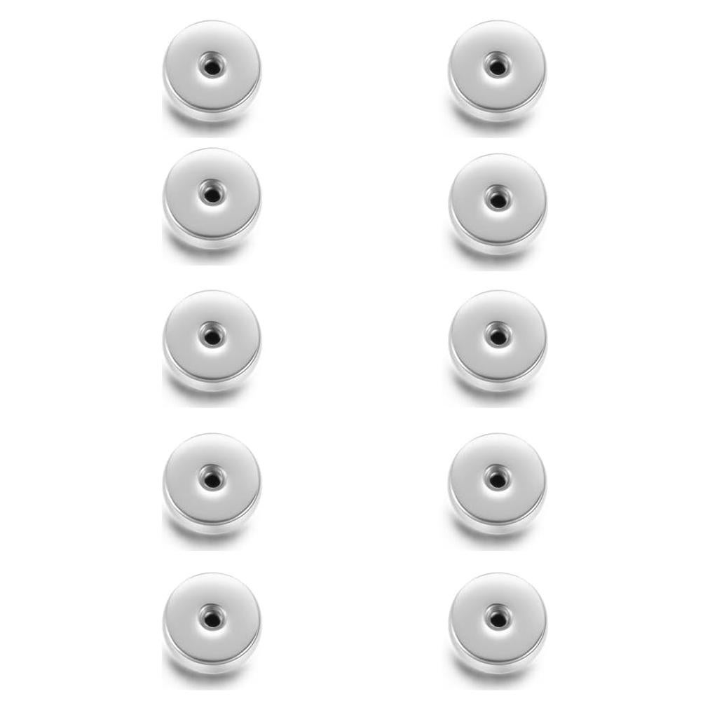 Respaldos de Tornillo Planos Renkovte 10 Piezas Acero Inoxidable