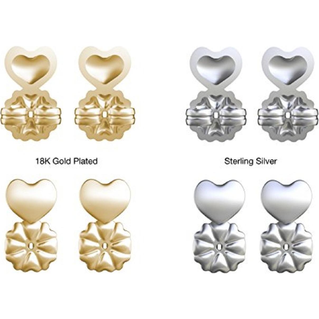 Elevadores de Pendientes Hipoalergénicos Magic Bax - 2 Pares Plata y Oro