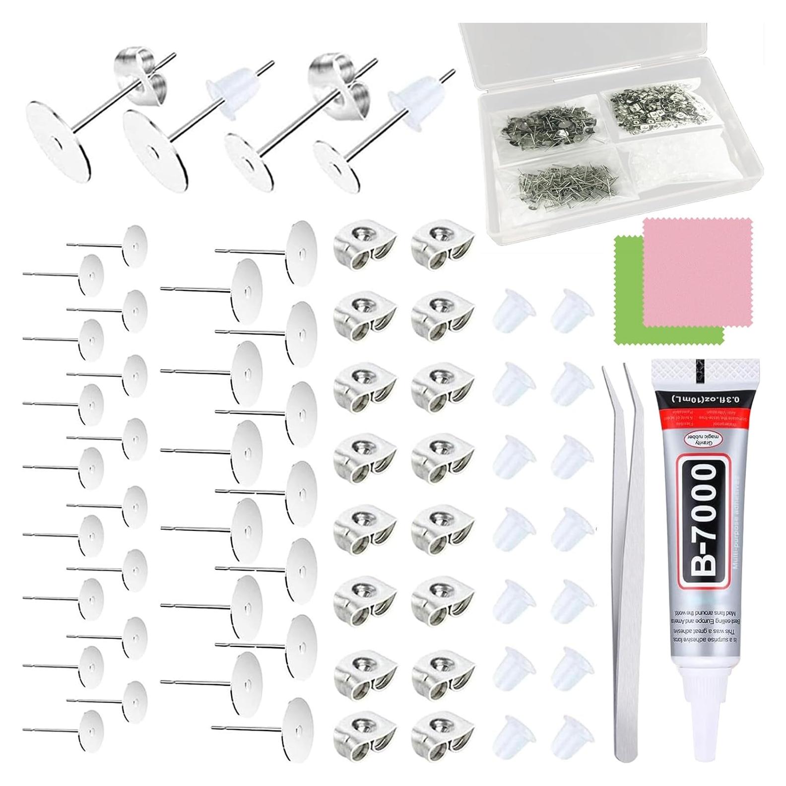 Kit de Aretes DIY N NOROCME 664 Piezas Acero Inoxidable