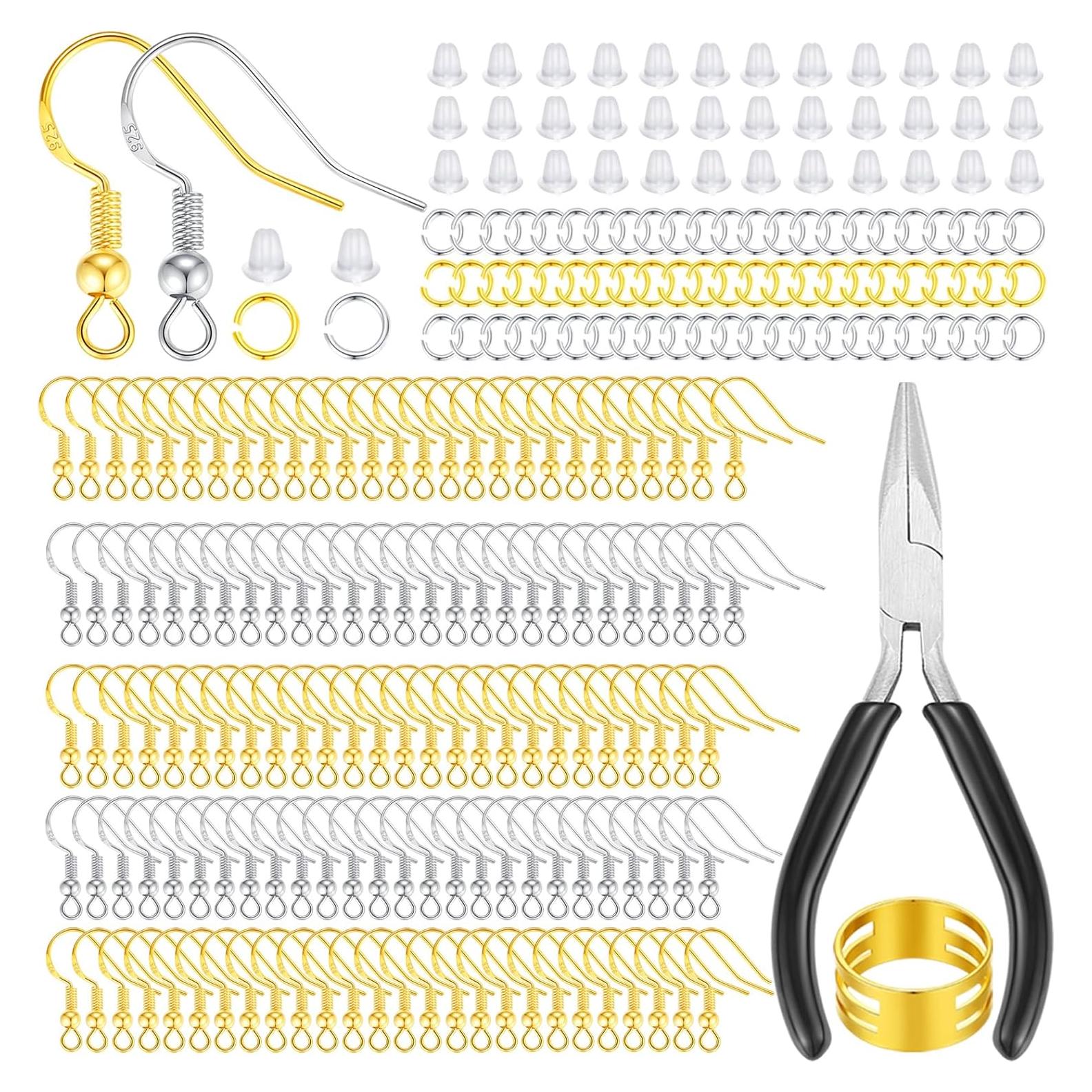 Ganchos para Pendientes MAIBAOTA 602 Piezas Plata 925 y Oro