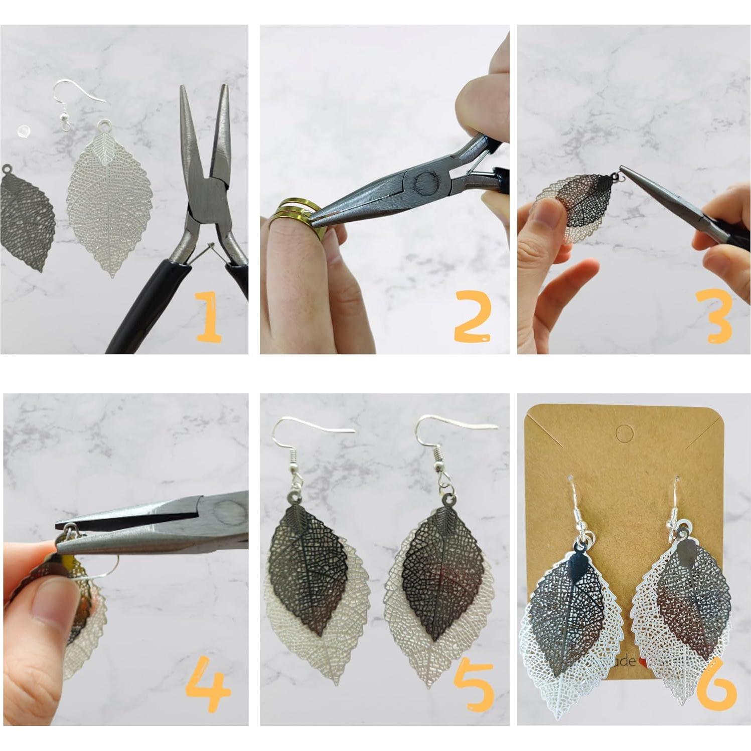 Ganchos para Pendientes MAIBAOTA 602 Piezas Plata 925 y Oro