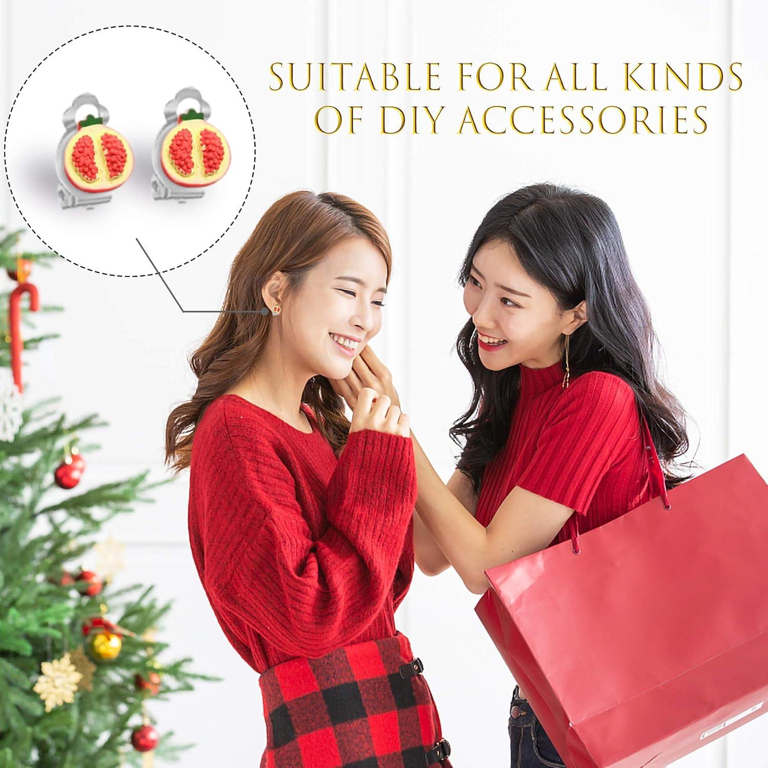 Juego de Aretes Clip No Perforados SANNIX 60 Piezas 3 Colores