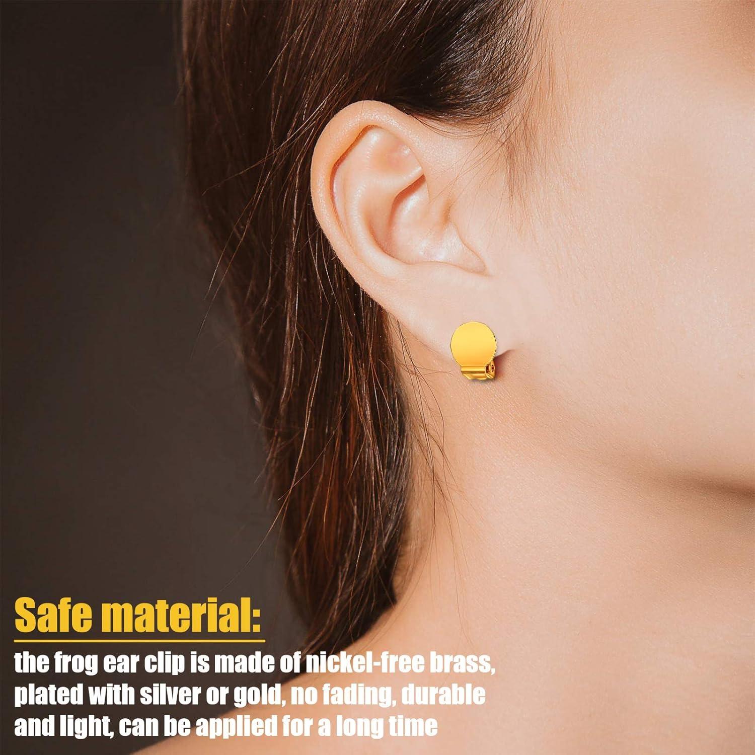 Kit de Joyería Hicarer 350 Piezas Clips y Almohadillas DIY