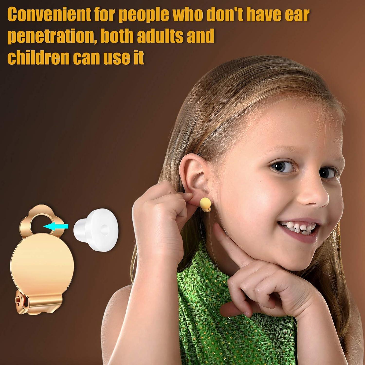 Kit de Joyería Hicarer 350 Piezas Clips y Almohadillas DIY