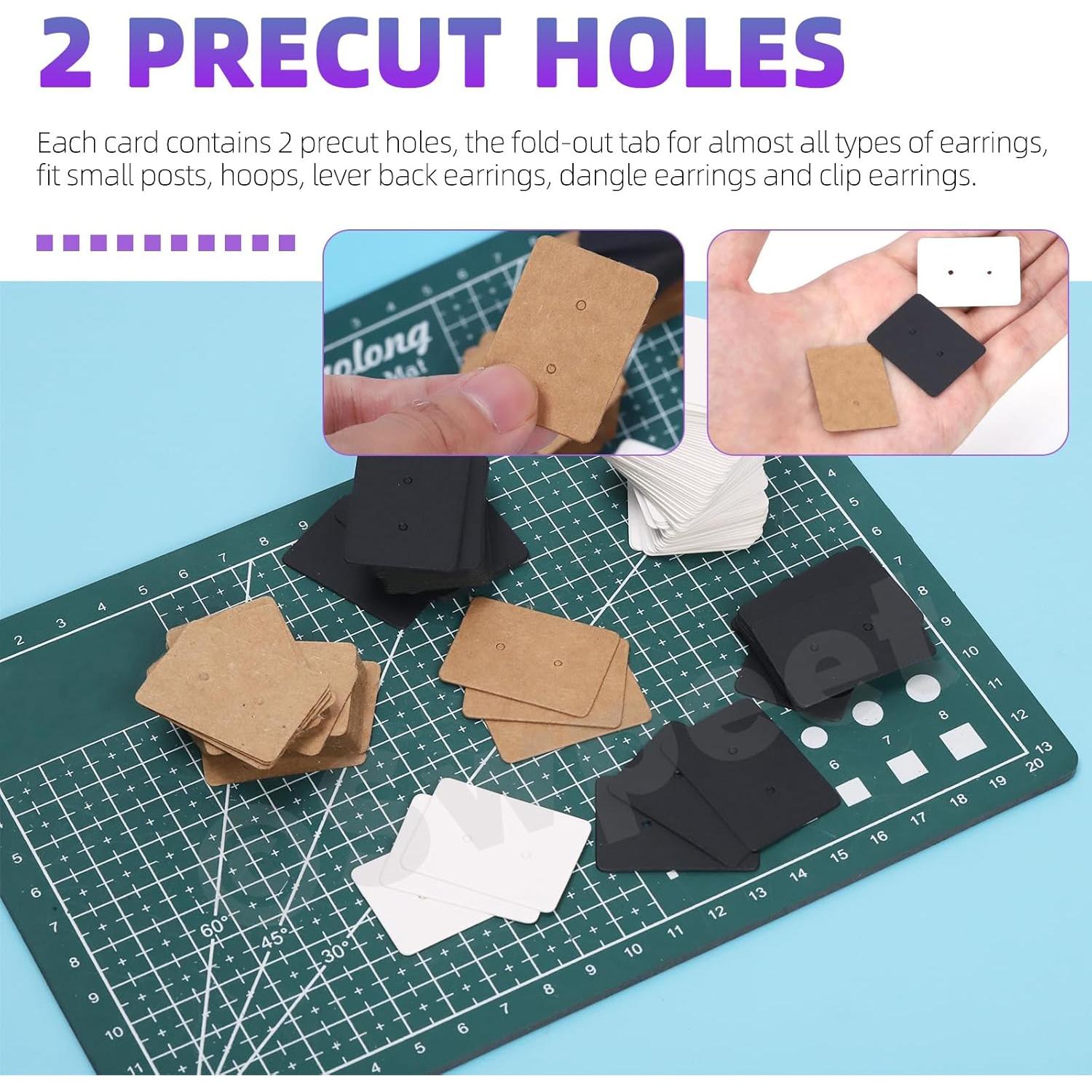 Kit de Tarjetas para Pendientes Swpeet 800Pcs Soportes y Bolsas