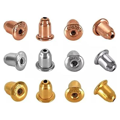 Respaldo de Aretes de Plata Esterlina S925 Hipoalergénico 12Pcs