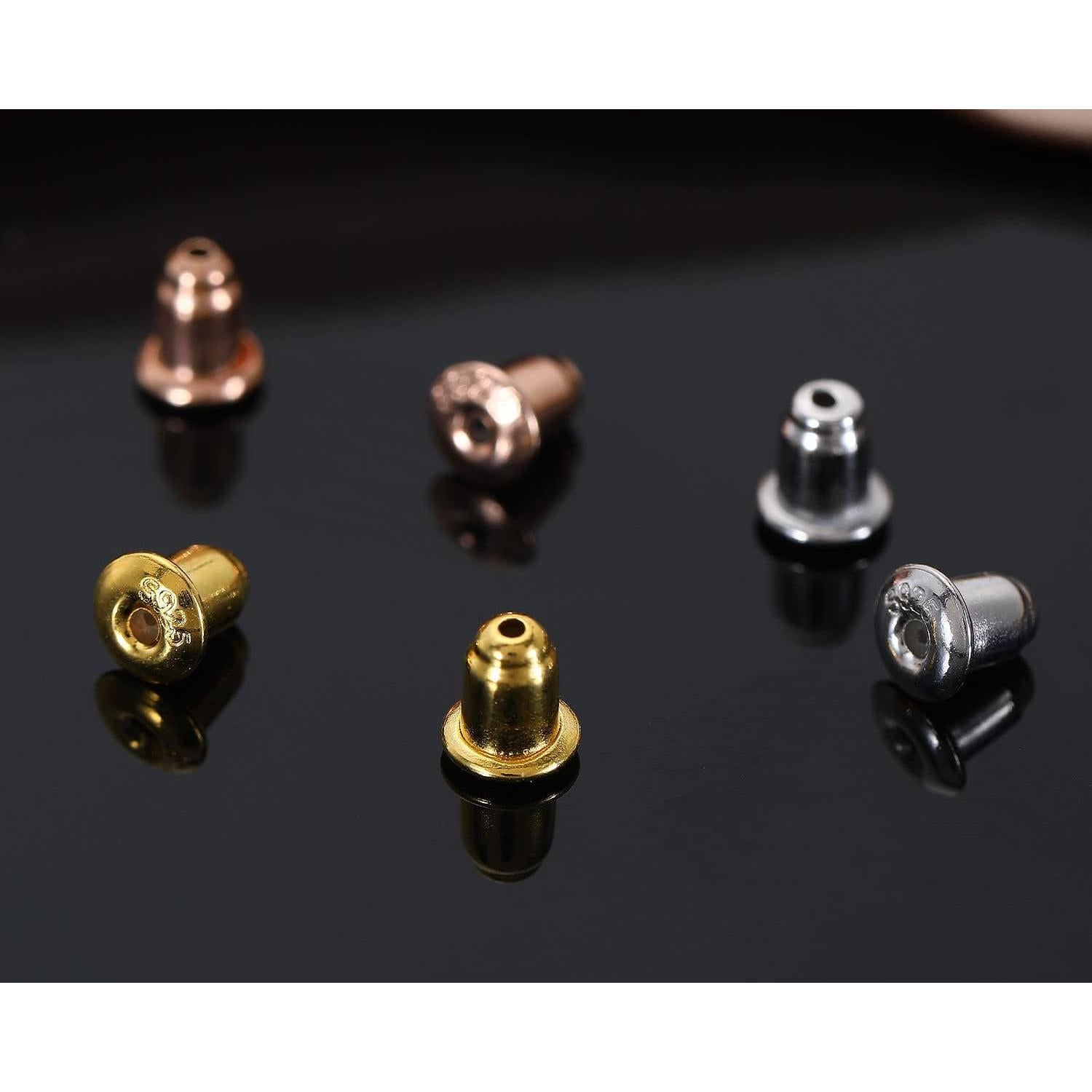 Respaldo de Aretes de Plata Esterlina S925 Hipoalergénico 12Pcs