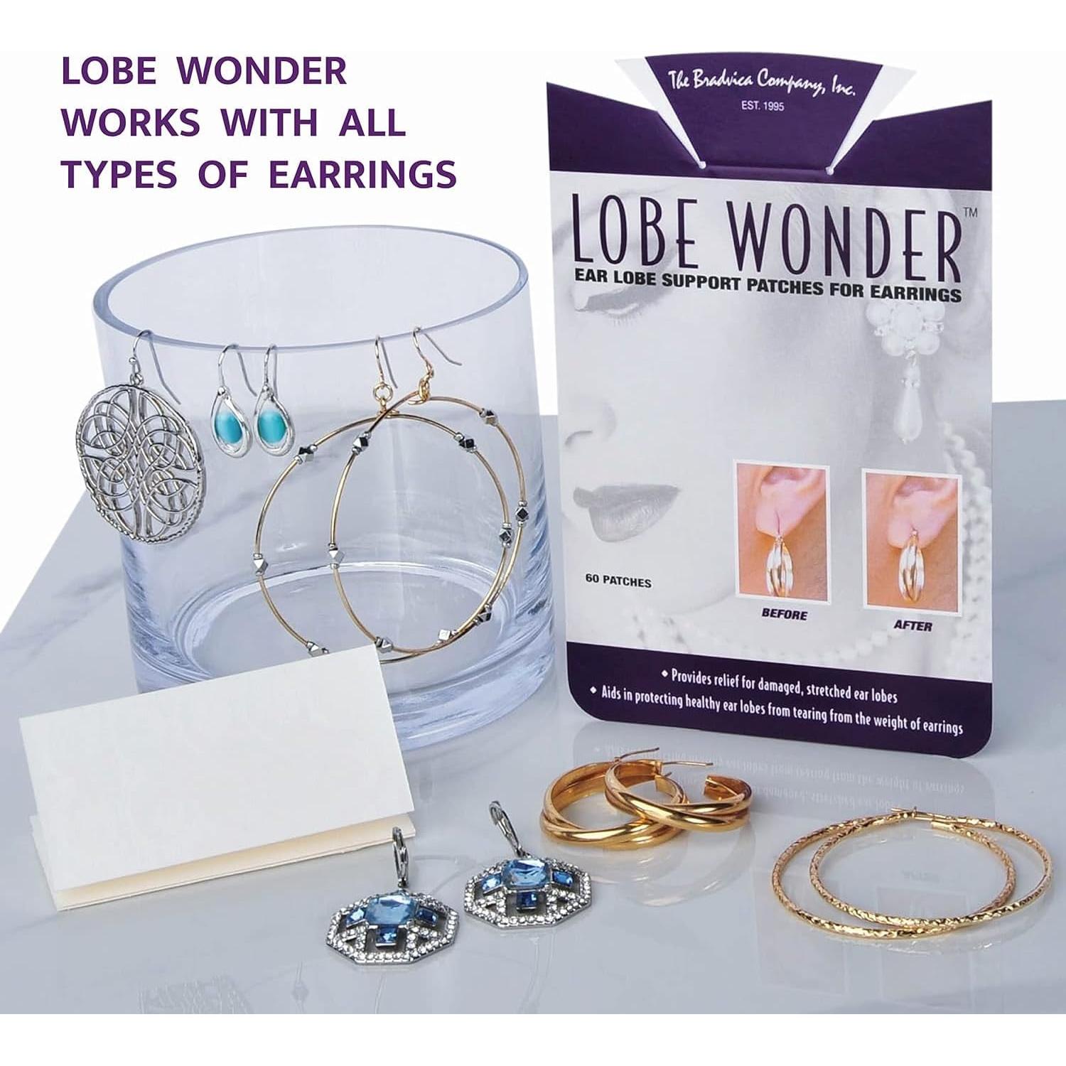 Parches de Soporte para Lóbulos de Oreja Lobe Wonder - 120 Unidades