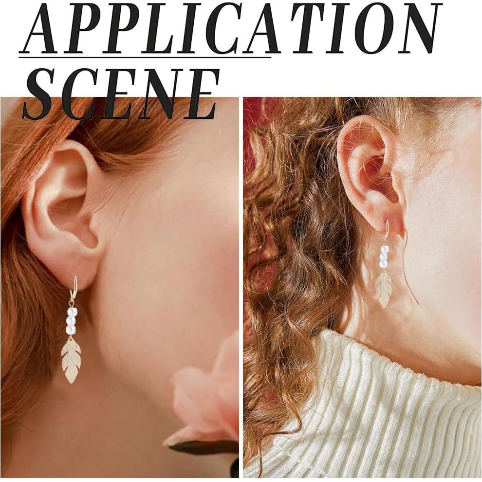 Ganchos de Pendientes de Palanca SUNNYCLUE 100Pcs Acero Inoxidable