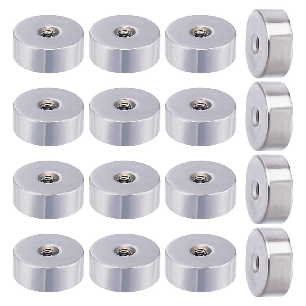 Beebeecraft 50Pcs Respaldos de Arete 20G Acero Inoxidable