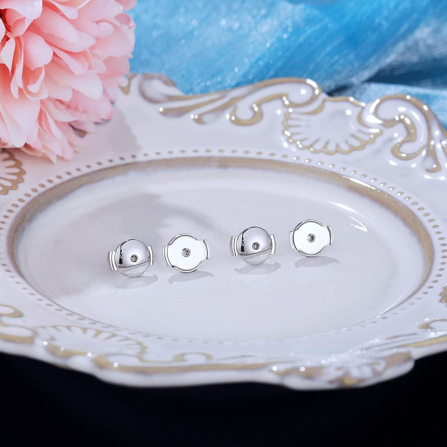 Cierres de Aretes Hipoalergénicos Kerryjewl Plata 925 14K