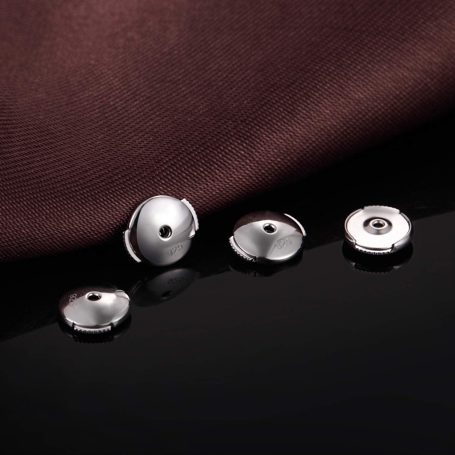 Respaldos de Aretes Hipoalergénicos Miaofu - Plata Esterlina 925