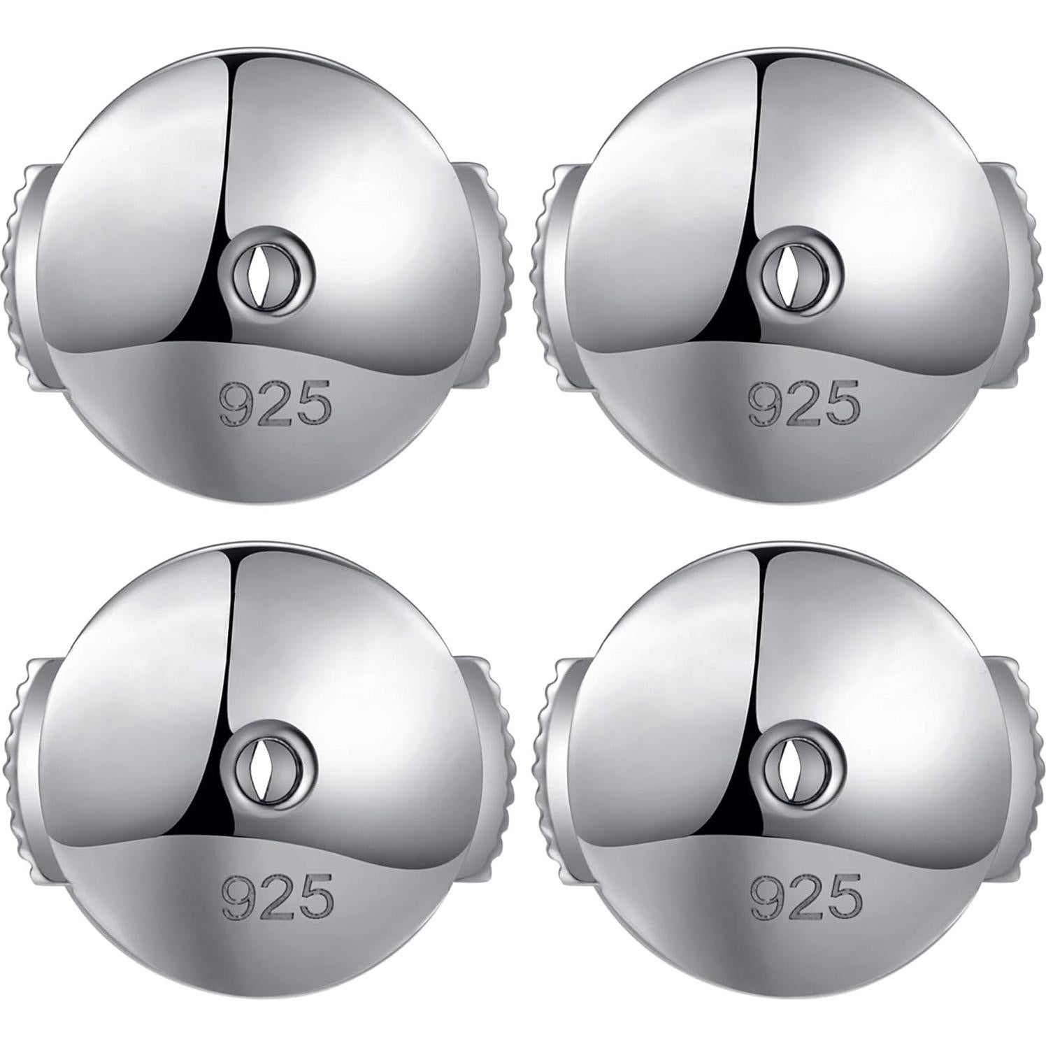 Respaldos de Aretes Hipoalergénicos Miaofu - Plata Esterlina 925