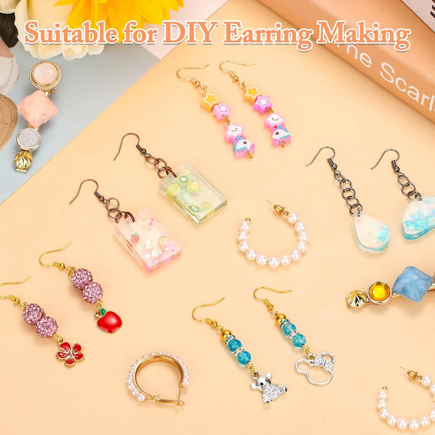 Kit de Suministros para Hacer Pendientes Cridoz 960PCS Multicolores