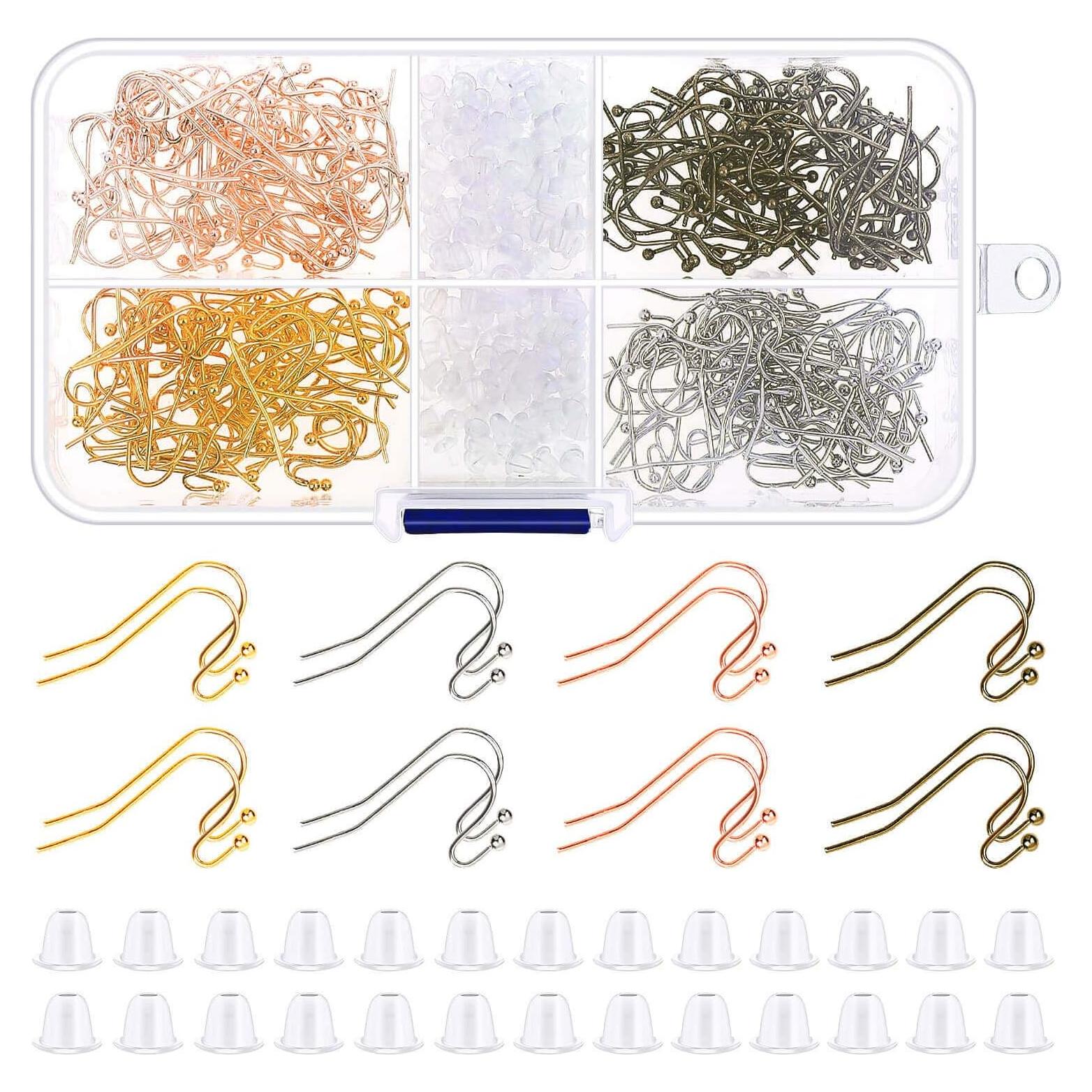 Kit de Ganchos para Aretes Audab 480pcs - 240 Ganchos y Respaldos