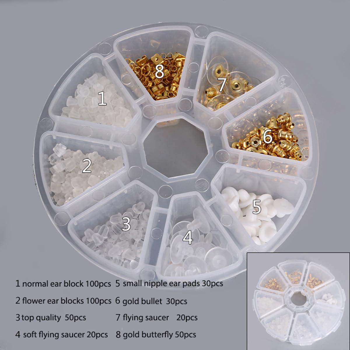 Tapones de Seguridad para Pendientes EastyGold - 400 Piezas