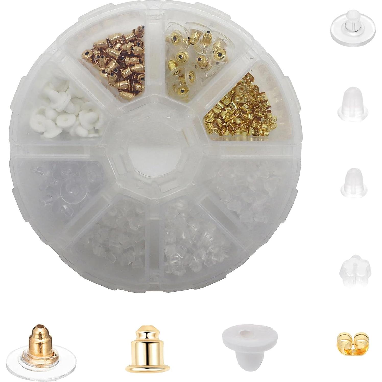 Tapones de Seguridad para Pendientes EastyGold - 400 Piezas