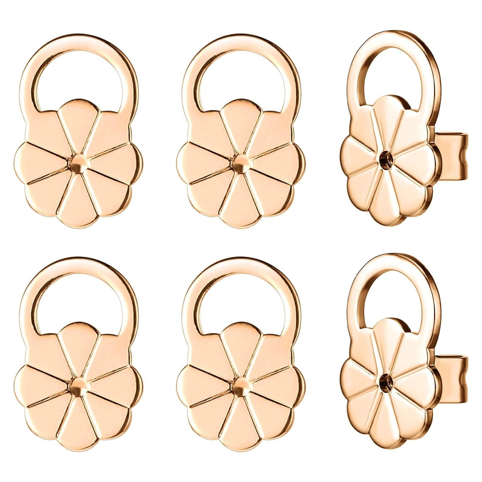 6 Respaldos Elevadores de Pendientes Aysatogc Dorado Ajustables