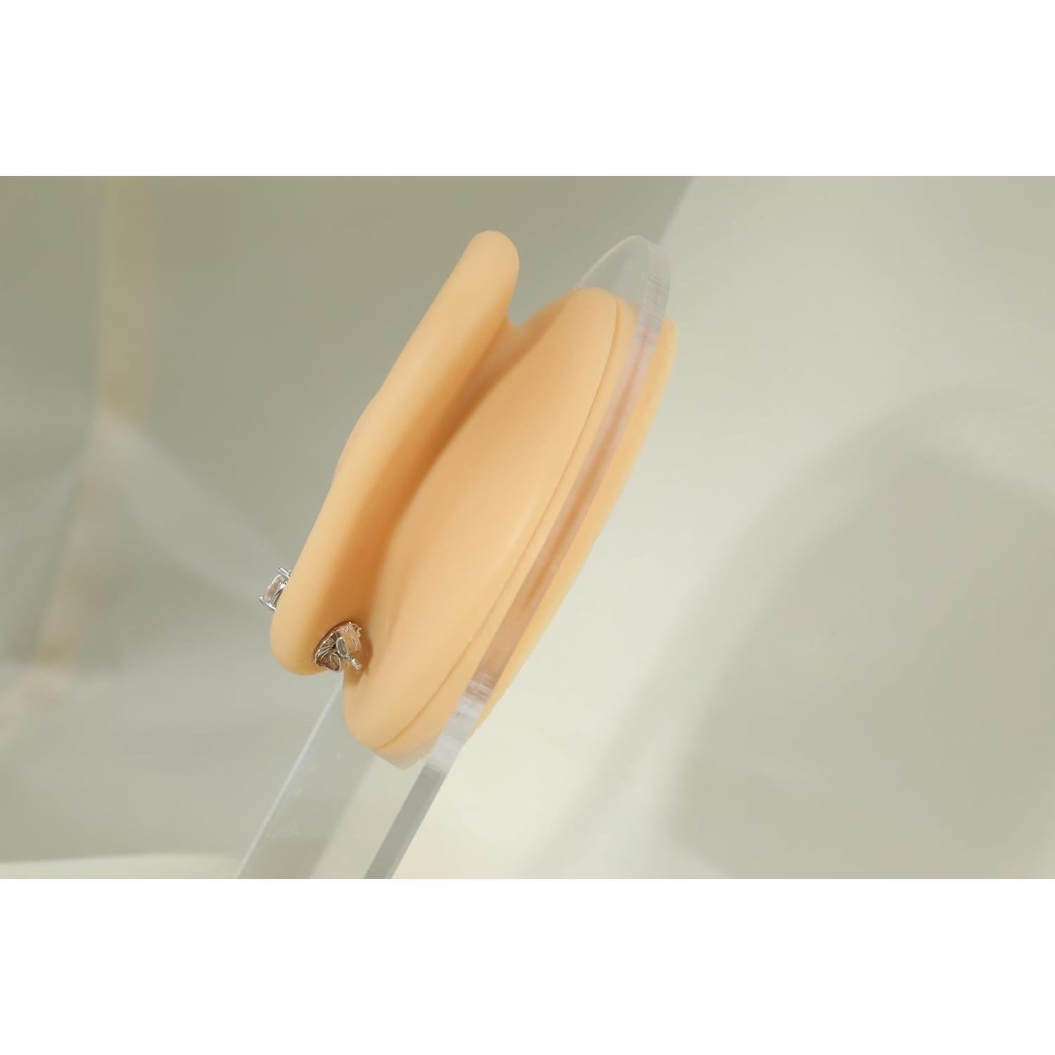 Respaldo de Arete de Oro Blanco 14k - Juego de 2 Piezas