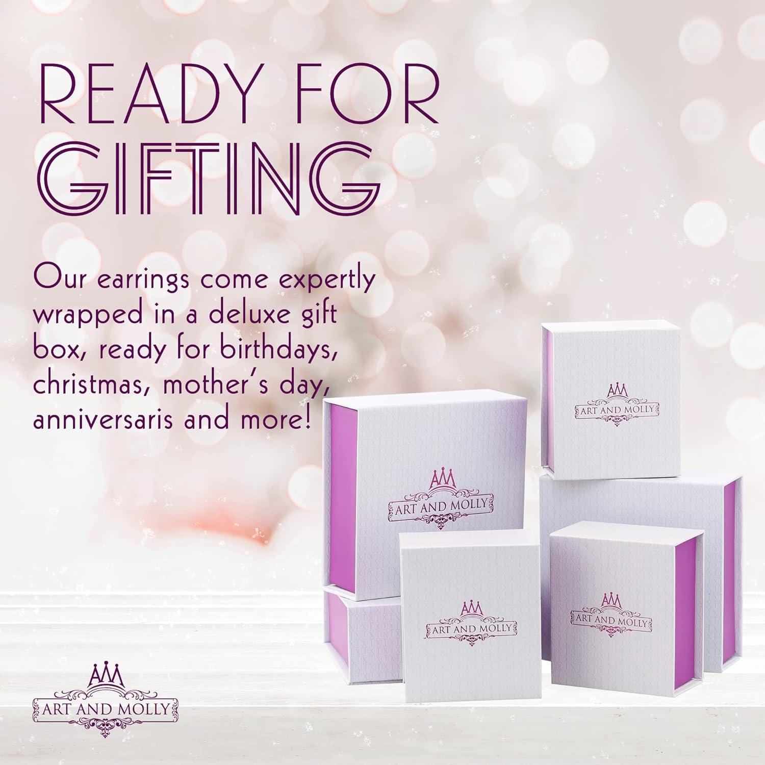 Respaldo de Arete de Oro Blanco 14k - Juego de 2 Piezas