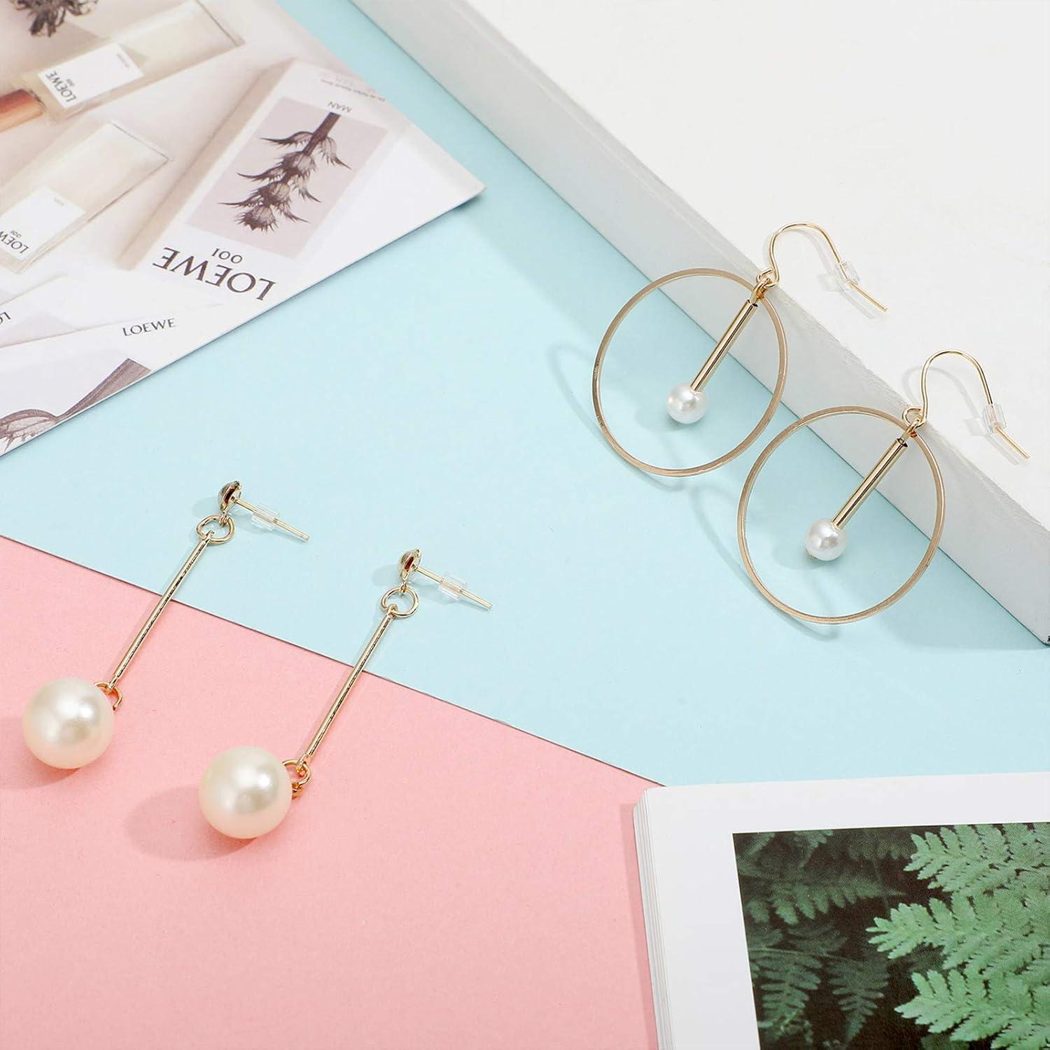 Respaldo de Pendientes Outus 500 Pcs Transparentes 3mm