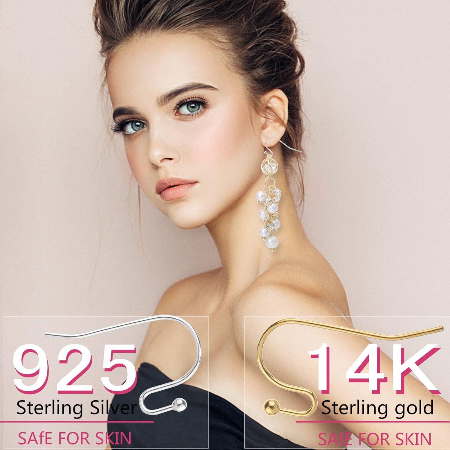 Kit de Ganchos para Pendientes VIW - 600 Piezas Plata y Oro