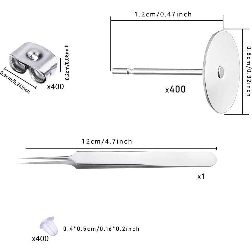 Publicaciones de Aretes de Acero Inoxidable GooDay 600 Piezas