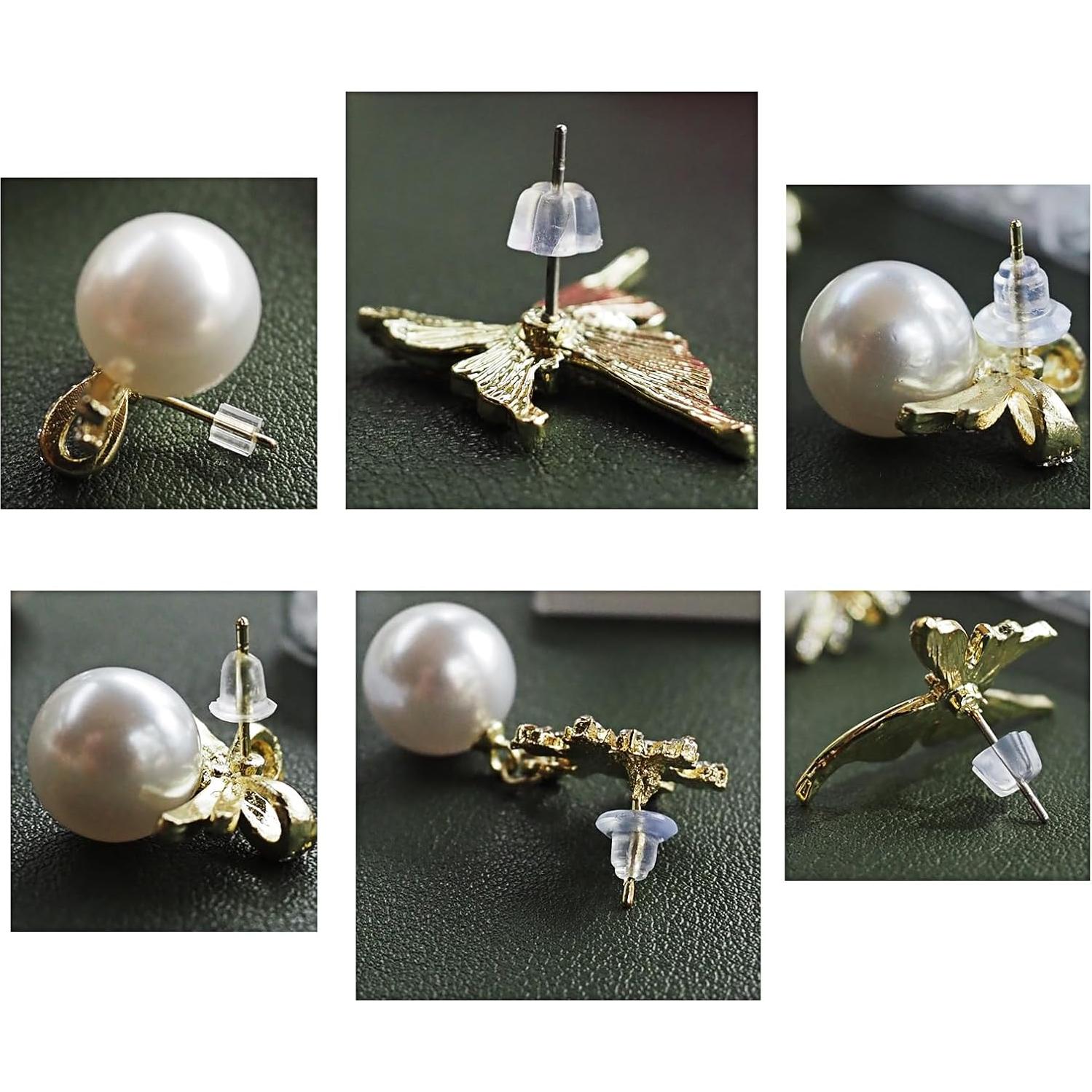 Respaldo de Aretes de Silicona Transparente Vivixin - 6 Estilos Hipoalergénicos