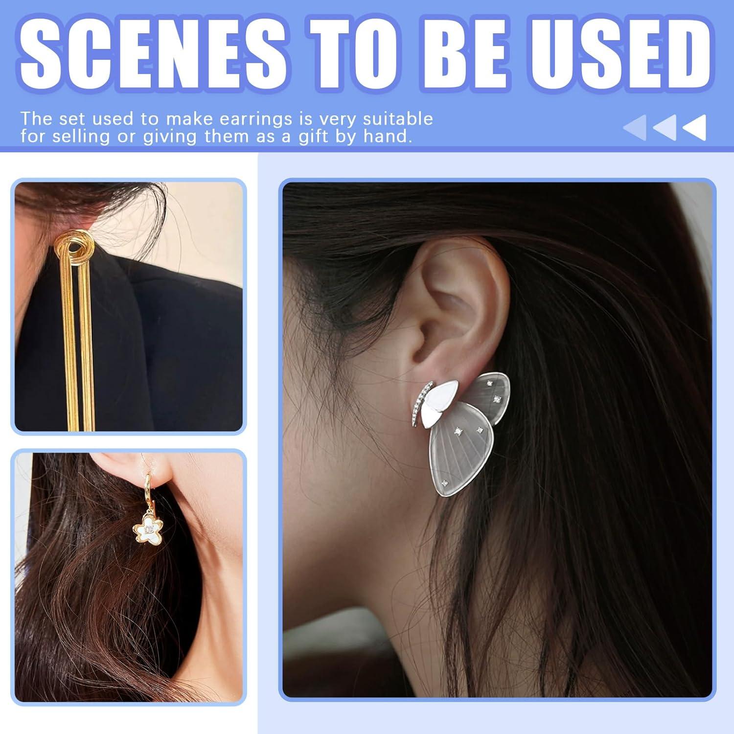 Kit de Suministros para Hacer Pendientes Glarks 1533 Piezas