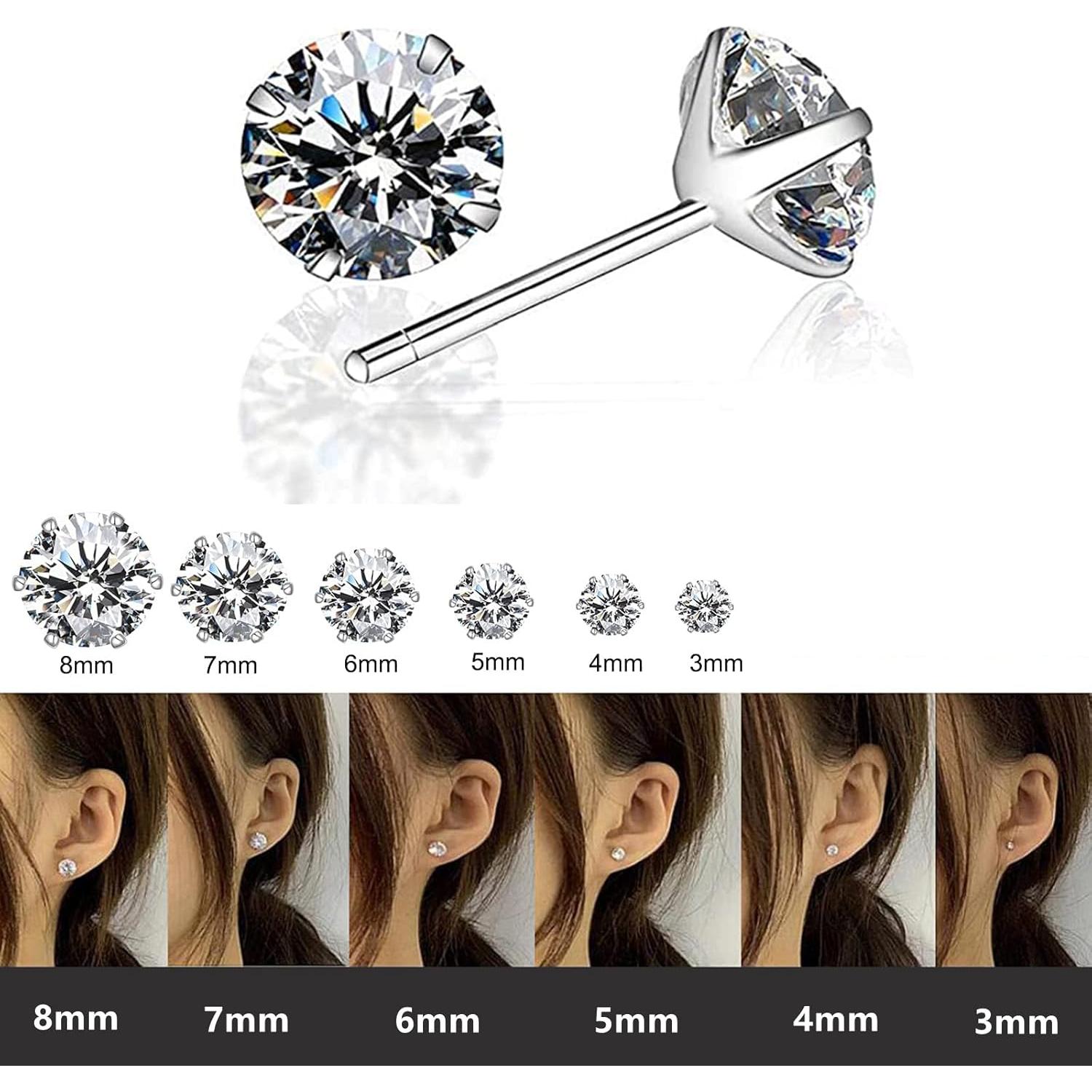 Kit de Perforación de Orejas HYJLPAF con 14 Aretes Variados