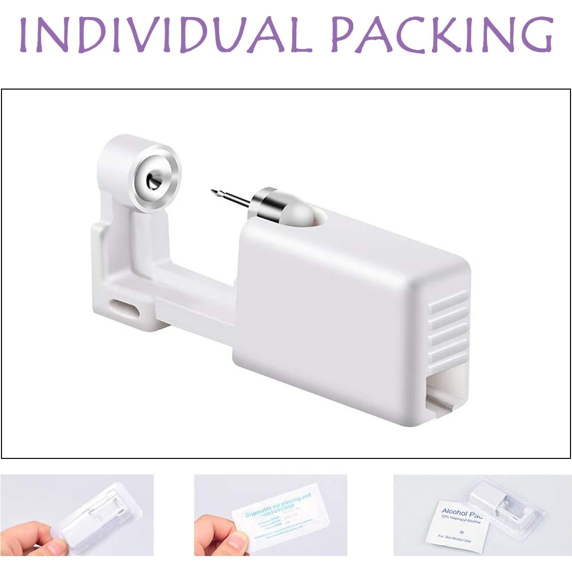 Kit de Perforación de Orejas Desechable NA Doublemiss 6 Piezas