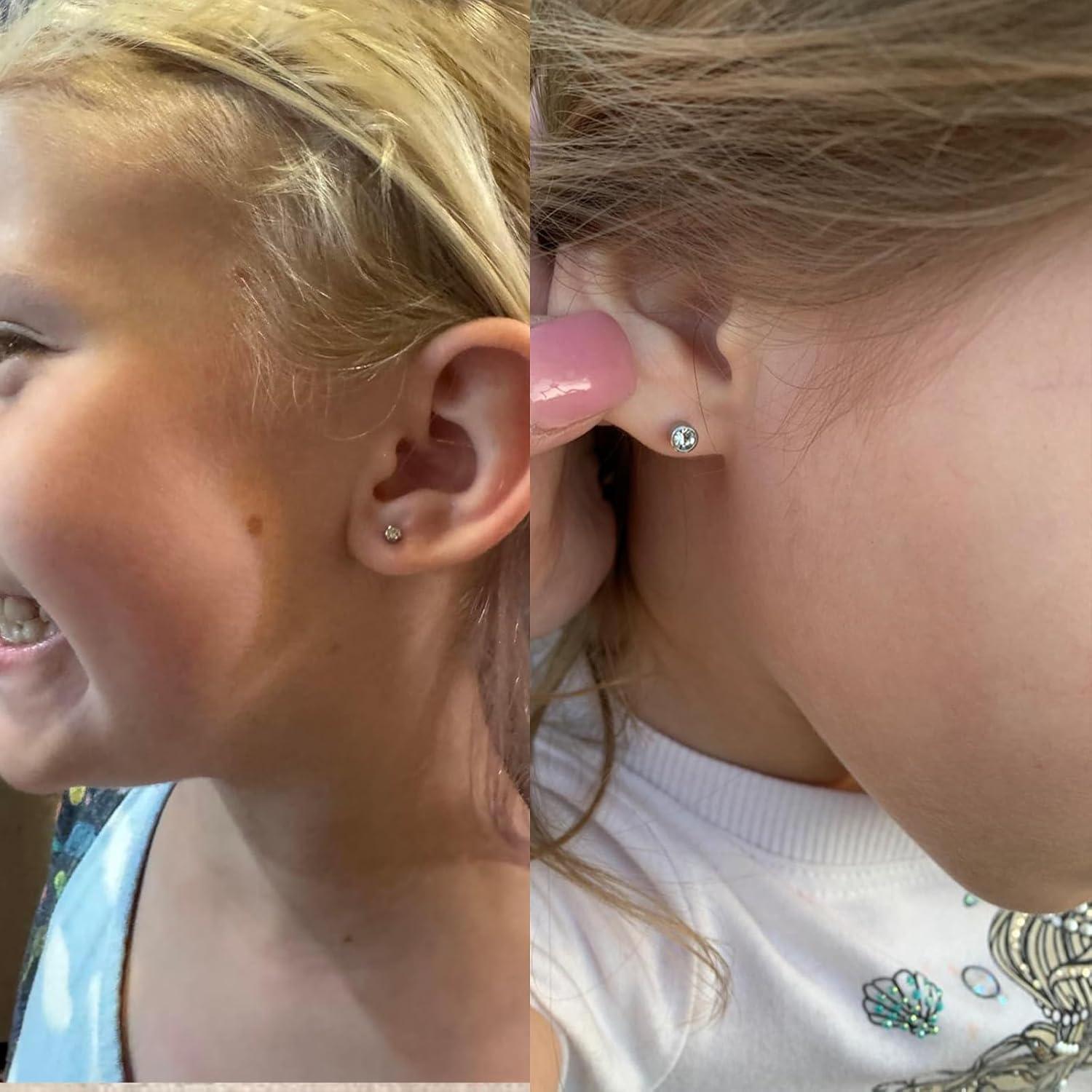 Kit de Perforación de Orejas QWALIT Dorado Desechable 20g