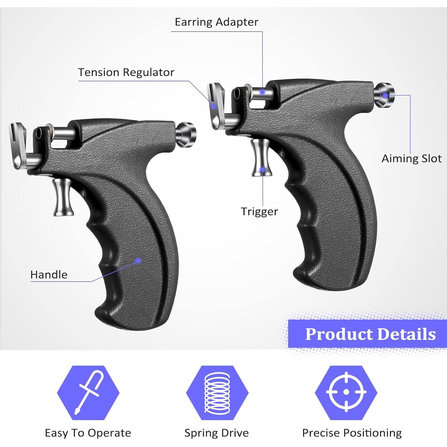Kit de Perforación de Orejas Chumia 157 Piezas Acero Inoxidable