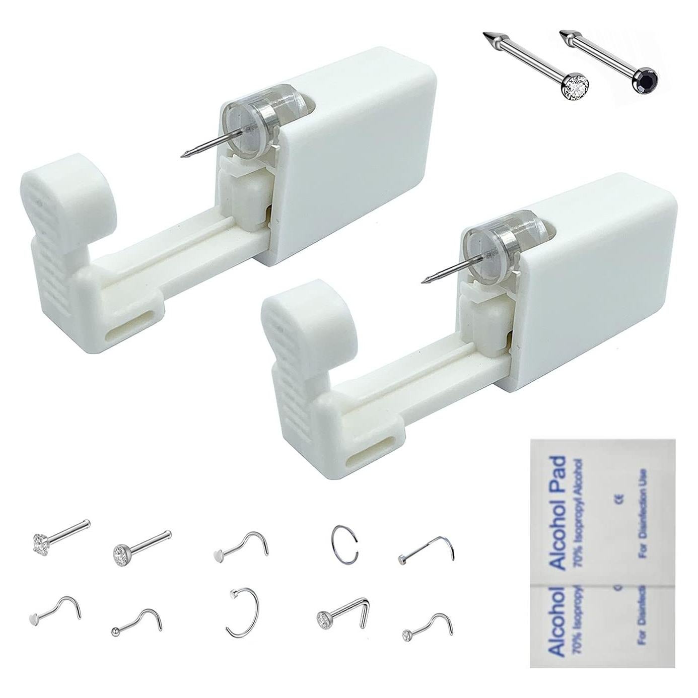 Kit de Perforación de Nariz GCHSSS - 2 Paquetes con 10 Anillos