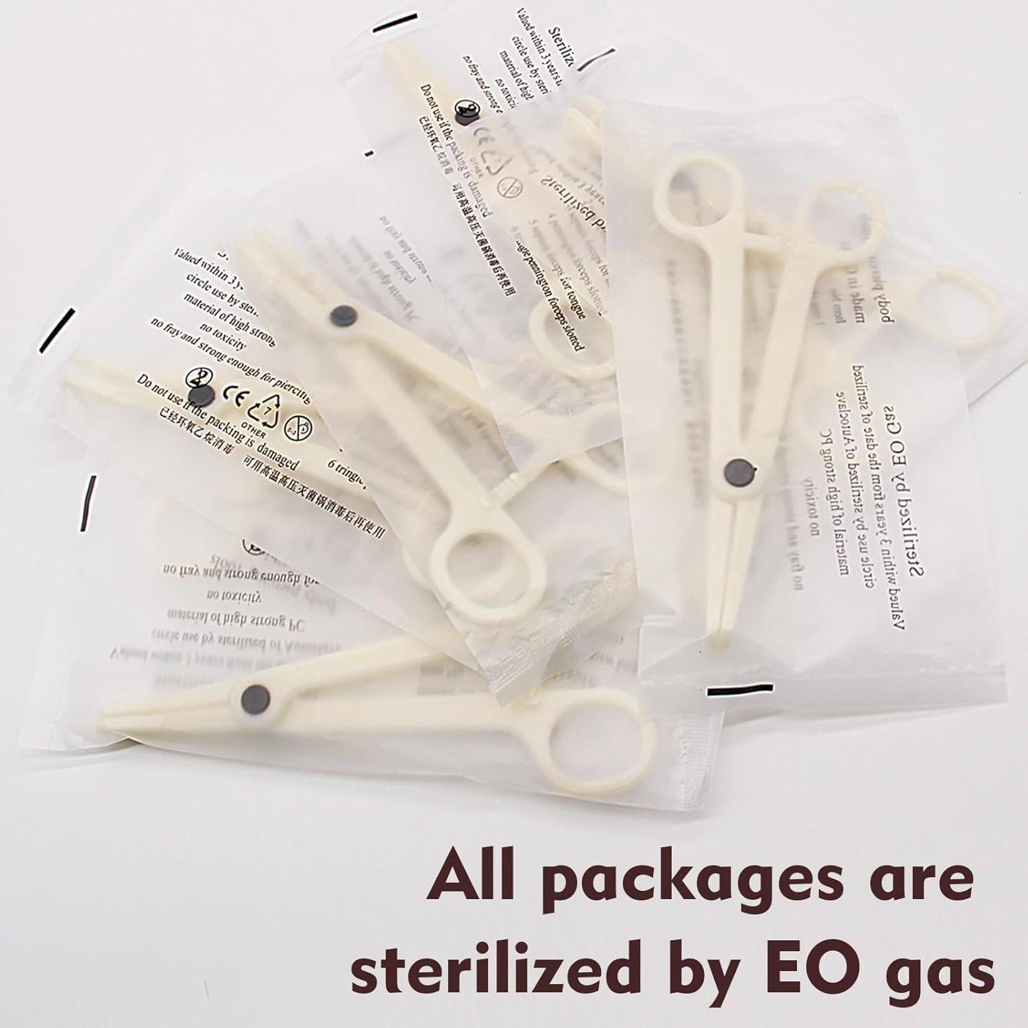 Kit de Piercing Rayyl 42 Piezas con Agujas y Pinzas Desechables