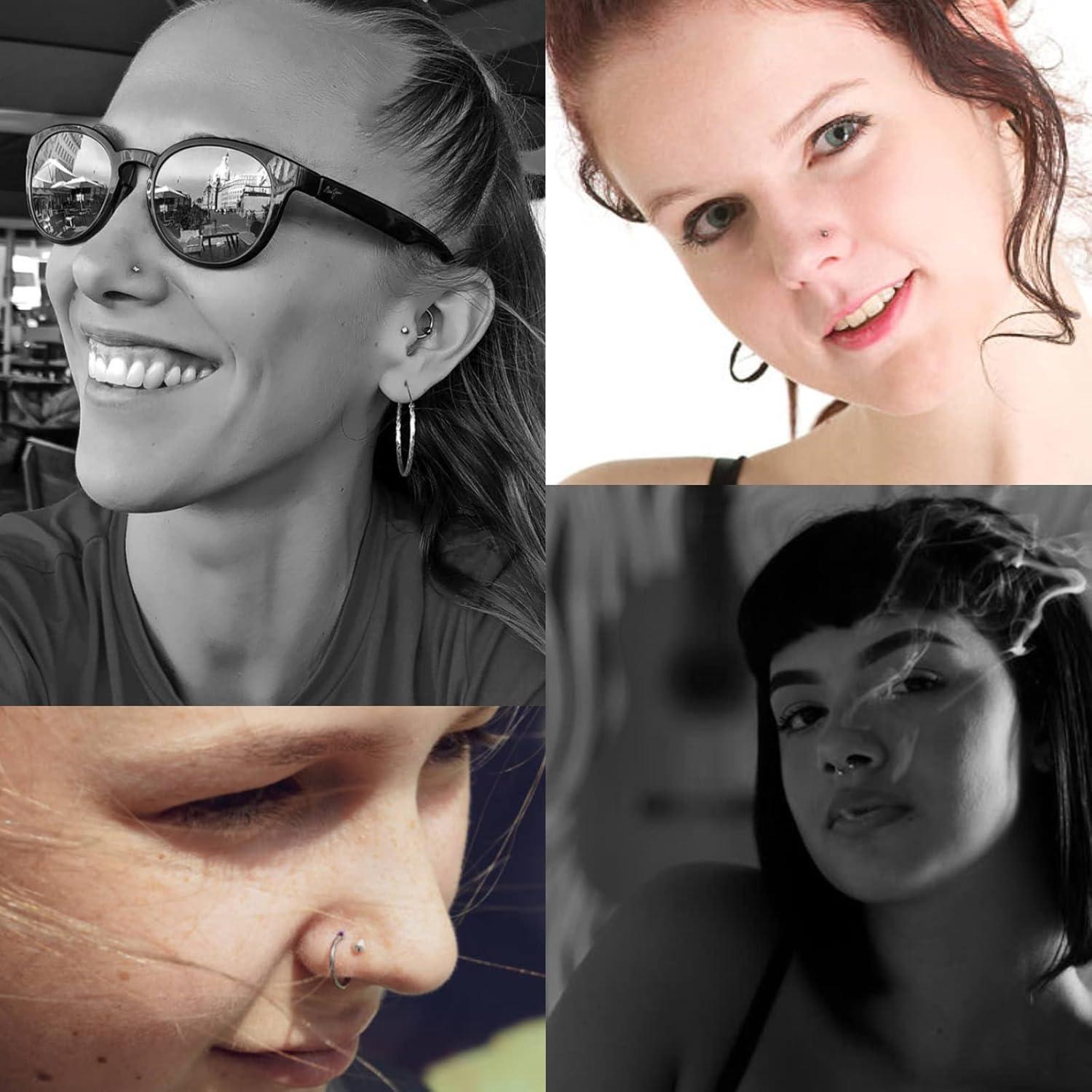 Kit de Piercing Rayyl 42 Piezas con Agujas y Pinzas Desechables