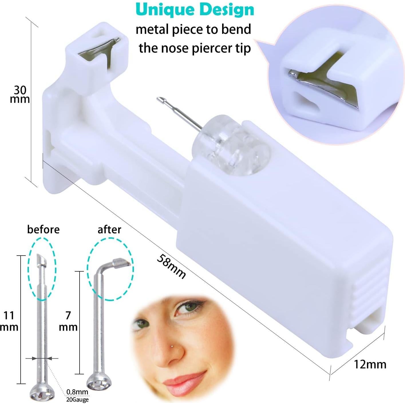 Kit de perforación de nariz desechable Firstomato 2 PCS